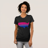 バイセクシャル アメリカ Tシャツ (正面フル)
