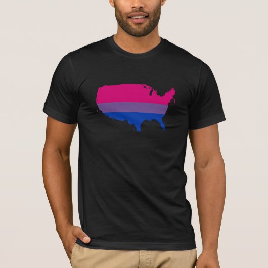 バイセクシャル アメリカ Tシャツ (正面)