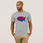 バイセクシャル アメリカ Tシャツ (正面フル)