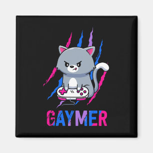 バイセクシャル ゲーマー ギーク プライド LGBT ゲーマー ギフト マグネット