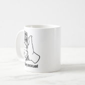 バイセクシャル コーヒーマグカップ (正面左)