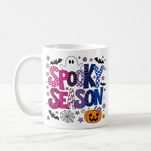 バイセクシャル スプーキーシーズン ハロウィン コーヒーマグカップ (左)