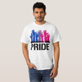 バイセクシャル・トゥゲザー・プライド Tシャツ (正面フル)