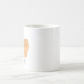 バイセクシャル バイ ハンドサイン コーヒーマグカップ (中央)