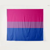 バイセクシャル フラッグ 特大 LGBT タペストリー (正面(横))