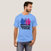 バイセクシャル プライド ともに Tシャツ (正面フル)