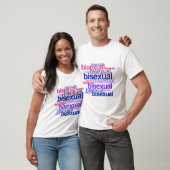 バイセクシャル プライド クラスター Tシャツ (ユニセックス)