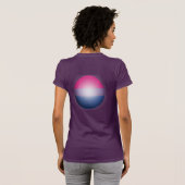 バイセクシャル プライド スフィアー Tシャツ (裏面フル)