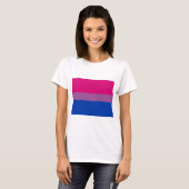 バイセクシャル・プライド (バイ・フラッグ) Tシャツ (正面フル)