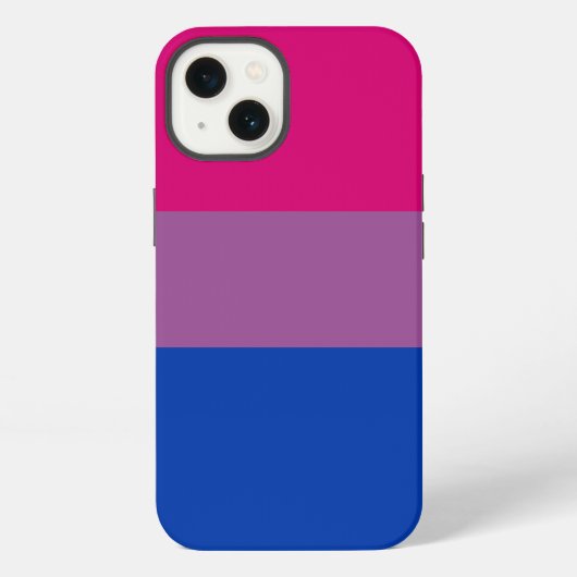 バイセクシャル・プライド・フラグ iPhoneケース (裏面)