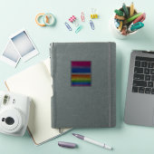 バイセクシャル・プライド・フラッグ シール (iPadカバー)