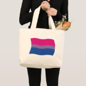 バイセクシャル・プライド・フラッグ トートバッグ (正面(商品))