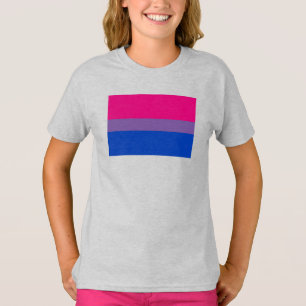 バイセクシャル・プライド・フラッグ Tシャツ