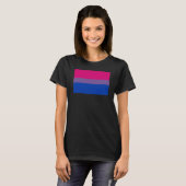 バイセクシャル・プライド・フラッグ Tシャツ (正面フル)