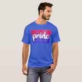 バイセクシャル・プライド ペイントTシャツ Tシャツ (正面フル)