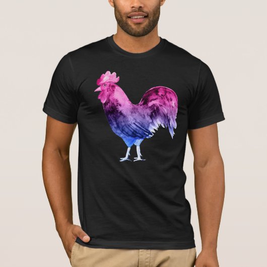 バイセクシャル プライド ロースター Tシャツ (正面)