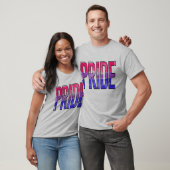 バイセクシャル プライド ワード Tシャツ (ユニセックス)