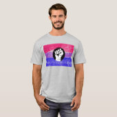 バイセクシャル プライド 拳 プライド Tシャツ (正面フル)