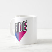 バイセクシャル プライド 爆発 コーヒーマグカップ (正面左)