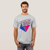 バイセクシャル プライド 爆発 Tシャツ (正面フル)