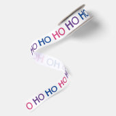 バイセクシャル プライド Ho Ho Ho リボン サテンリボン (裏面)