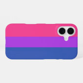 バイセクシャル・プライド iPhone 16ケース (裏面横)