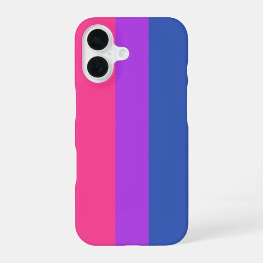 バイセクシャル・プライド iPhone 16ケース (裏面)