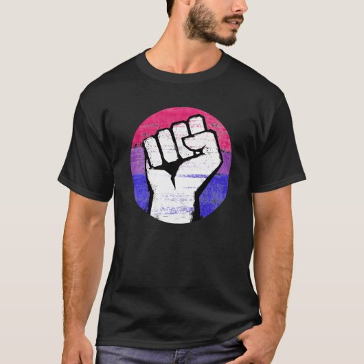 バイセクシャル プライド Tシャツ (正面)