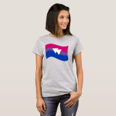 バイセクシャル プライド Tシャツ (正面フル)