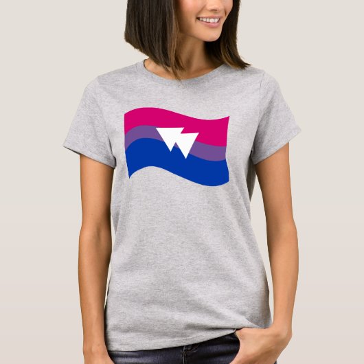 バイセクシャル プライド Tシャツ (正面)