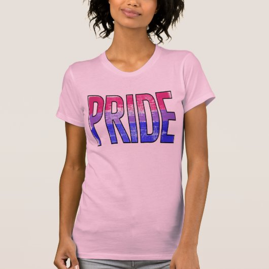 バイセクシャル プライド Tシャツ (正面)