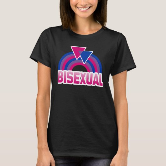 バイセクシャル プライド Tシャツ (正面)