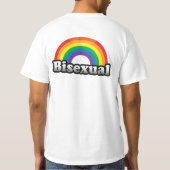 バイセクシャル プライド Tシャツ (裏面)
