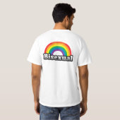 バイセクシャル プライド Tシャツ (裏面フル)