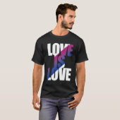 バイセクシャル・ラブは愛 Tシャツ (正面フル)