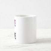 バイセクシャル・ラブ・イズ・ラブ コーヒーマグカップ (中央)