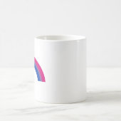 バイセクシャル レインボー コーヒーマグカップ (中央)