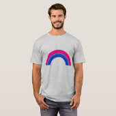 バイセクシャル・レインボー Tシャツ (正面フル)