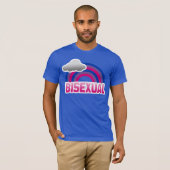 バイセクシャル+レインボー Tシャツ (正面フル)