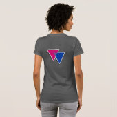 バイセクシャル+三角+シンボル+3D Tシャツ (裏面フル)