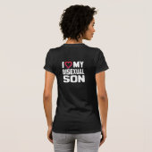 バイセクシュアルな息子を愛してる - -.png tシャツ (裏面フル)