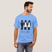 バイセクシュアルの結婚 愛は愛 Tシャツ (正面フル)