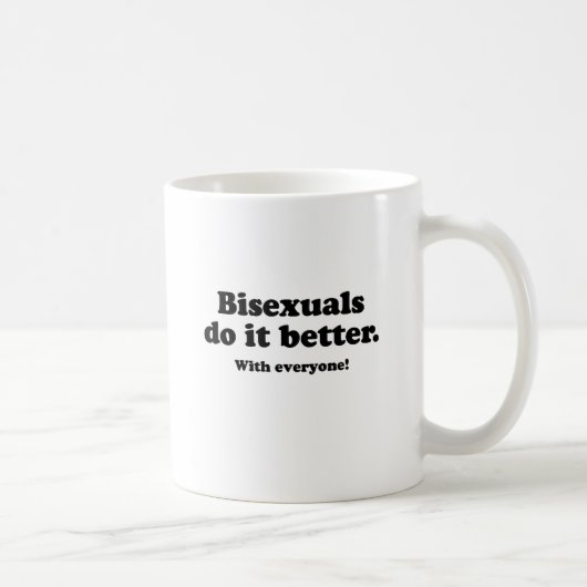 バイセクシュアルはもっとうまくやる コーヒーマグカップ (右)