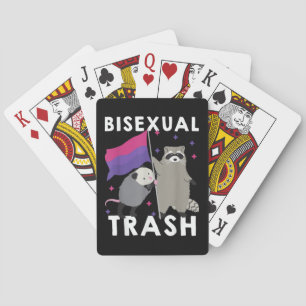 バイセクシュアルゴミゲイプライドレインボーLGBTラクーン トランプ