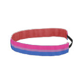 バイセクシュアル国旗とプライドコミュニティ/ジェンダーのヘッドバンド アスレチックヘッドバンド (右)