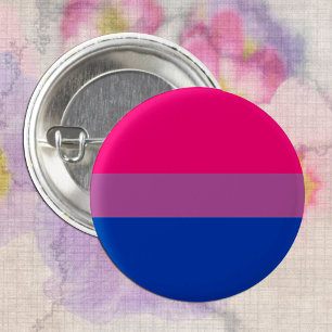 バイセクシュアル国旗とプライドコミュニティ/ジェンダー旗 缶バッジ