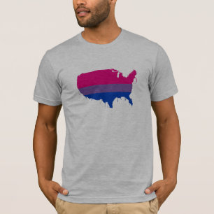 バイセクシュアル・アメリカ Tシャツ