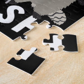 バイセクシュアル・トラッシュ・ゲイプライド・レインボーLGBTラクーン ジグソーパズル (側面)