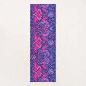 バイセクシュアル・ドラゴンダマスク – Biプライド国旗の色 ヨガマット (裏面)