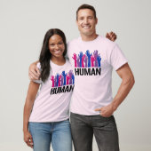 バイセクシュアル・ヒューマン Tシャツ (ユニセックス)